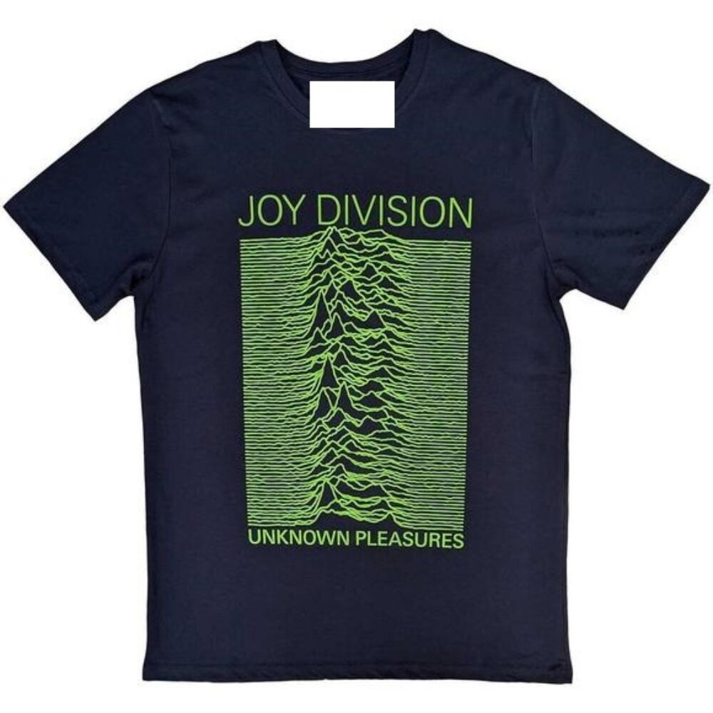Joy Division Unisex T-Shirt Unknown Pleasures Fp Green